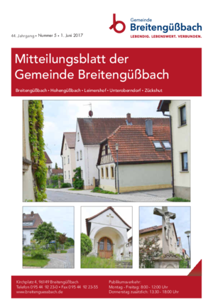 Mitteilungsblatt der Gemeinde Breitengüßbach